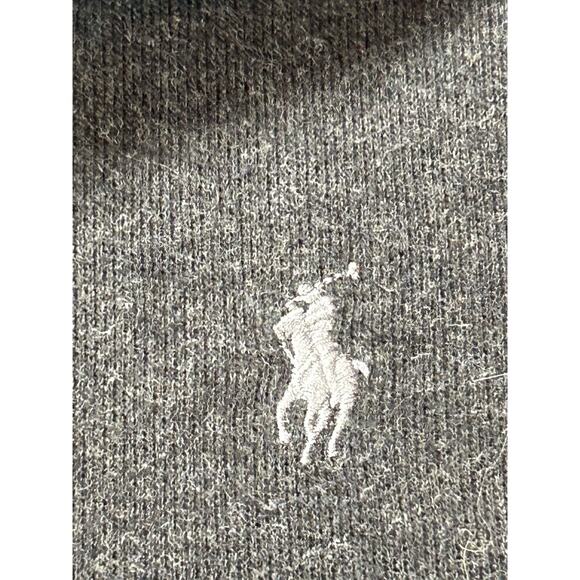 Polo Ralph Lauren Sweater Mens XL Estate Rib Gray Pullover Sweatshirt 1/4 Zip - Picture 6 of 9
